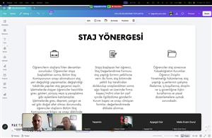 Staj Bilgilendirme Toplantısı
